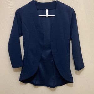 Stretchy Magic Fit flared Navy jacket small